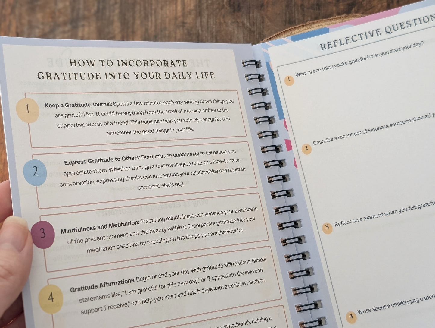 The Gratitude Ritual Set | Daily Journal, Reiki Selenite Bar & Affirmation Cards